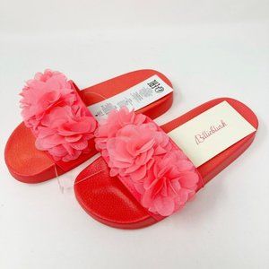 Billieblush Girl's Size 2 Rosebud Floral Slides